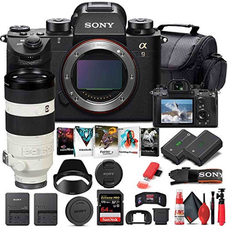 Sony Alpha a9 Mirrorless Camera W/ Sony FE 100-400mm Lens - Basic Bundle - Reconditioned