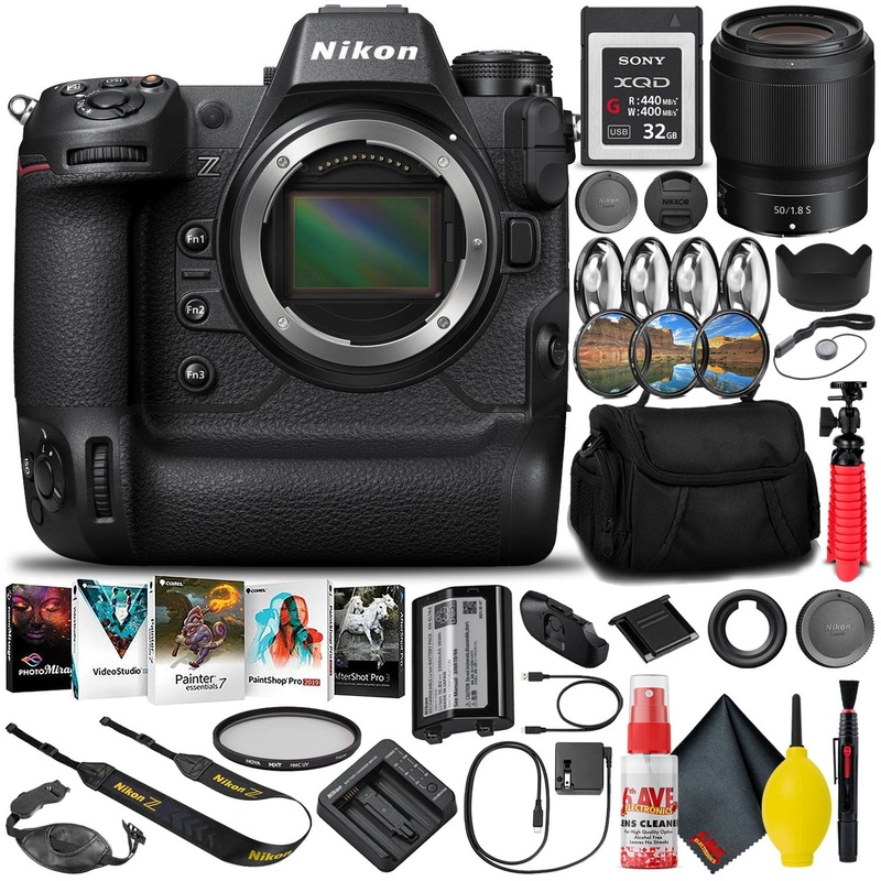 Nikon Z9 Mirrorless Camera (1669) with 50mm Lens + 32GB XQD Card (INTL) - Reconditioned