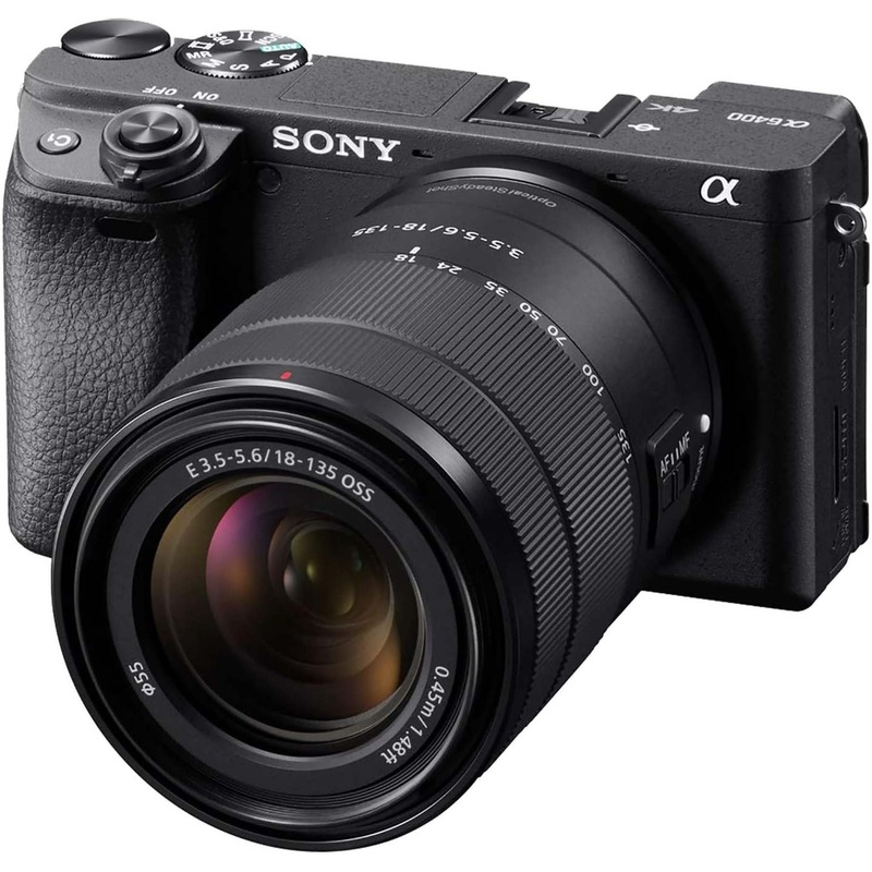 Sony Alpha a6400 Mirrorless Camera & 18-135mm Lens - E Mount Compatible Cameras - ILCE-6400M/B - Reconditioned