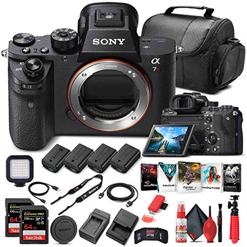 Sony Alpha a7R II Mirrorless Camera Body Only ILCE7RM2/B - Pro Bundle - Reconditioned