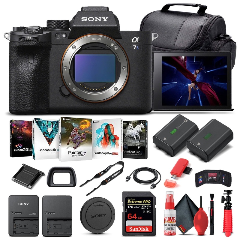 Sony Alpha a7S III Mirrorless Camera Body Only ILCE7SM3/B - Basic Bundle - Reconditioned