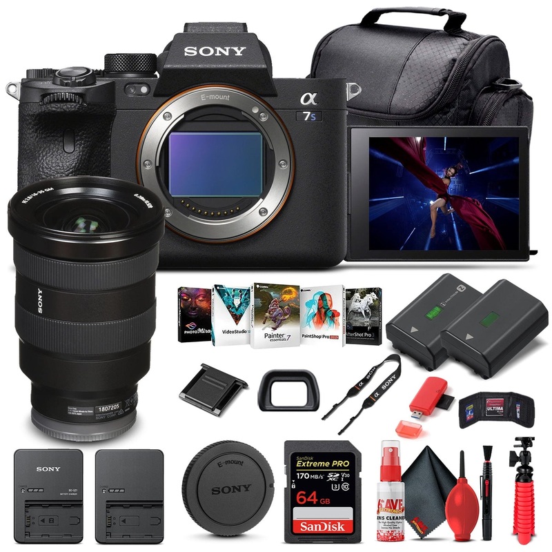 Sony Alpha a7S III Mirrorless Camera W/ Sony FE 16-35mm Lens - Basic Bundle - Reconditioned