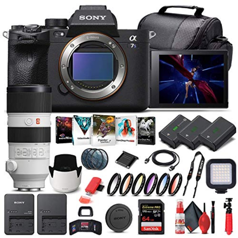Sony Alpha a7S III Mirrorless Camera W/ Sony FE 70-200mm Lens - Advanced Bundle - Reconditioned