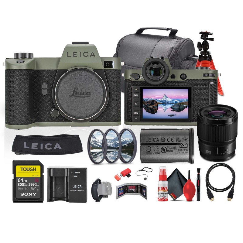 Leica SL2-S Reporter Edition Mirrorless Camera + Panasonic Lumix S 35mm Lens + More
