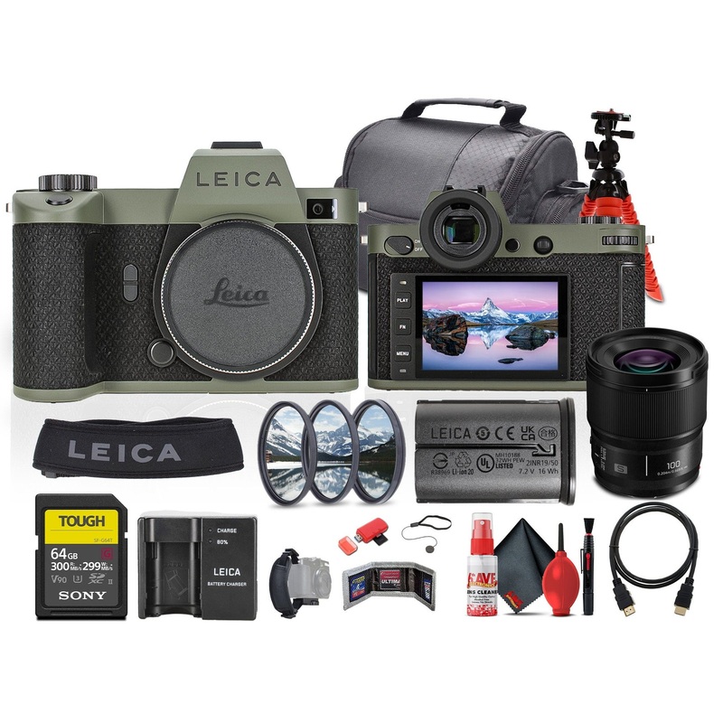 Leica SL2-S Reporter Edition Mirrorless Camera + Panasonic S 100mm Lens + More