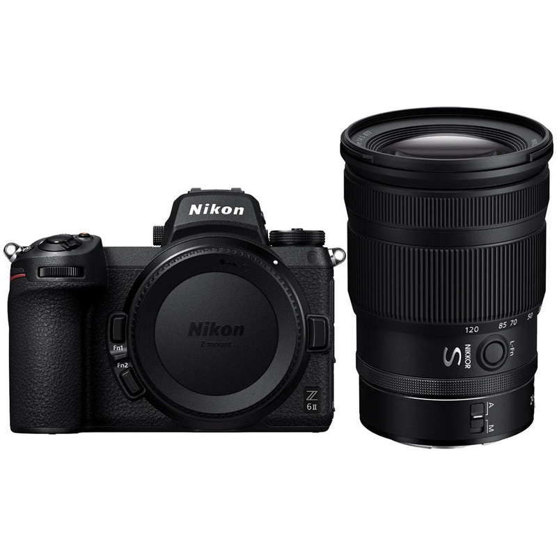 Nikon Z 6II FX-Format Mirrorless Camera Body Black with Nikon 24-120mm f4.0 S Lens Kit - Reconditioned