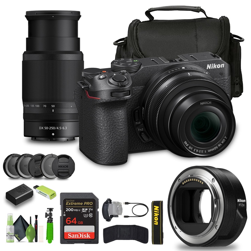 Nikon Z30 Mirrorless Camera with 16-50mm and 50-250mm Lenses (1743) Bundle - Reconditioned