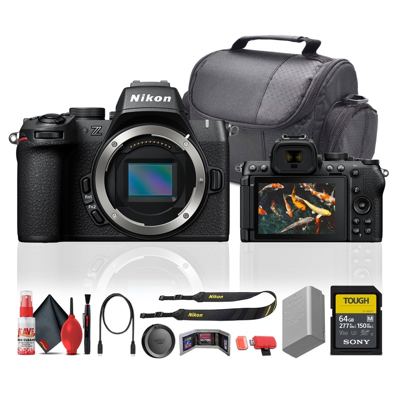 Nikon Z50II Mirrorless Camera Body Bundle With 64GB Memory Card + Cleaning Kit - Reconditioned