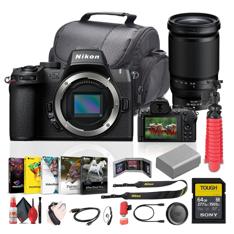 Nikon Z50II Mirrorless Camera + NIKKOR Z 28-400mm Lens+More Vlogging Accessories Kit - Reconditioned