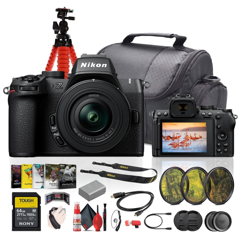Nikon Z50II Mirrorless Camera with 16-50mm Lens + More Vlogging Accessories Kit - Reconditioned