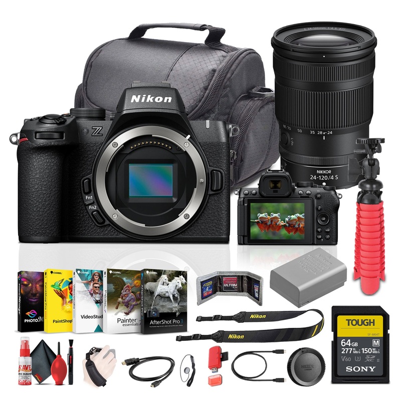Nikon Z50II Mirrorless Camera + With NIKKOR Z 24-120mm f/4 S Lens + Cleaning Kit - Reconditioned