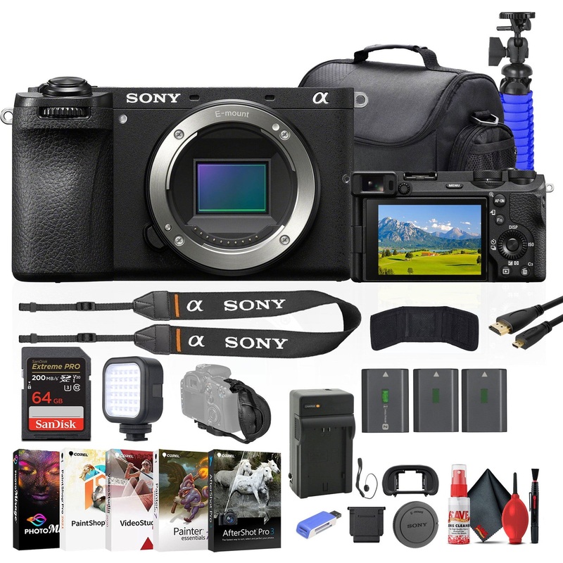Sony a6700 Mirrorless Camera + 64GB Card + 2 x NP-FZ100 Battery + More - Reconditioned