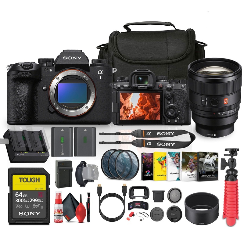 Sony Alpha a1 II Full-Frame Interchangeable Lens Mirrorless Camera Pro Bundle - Reconditioned