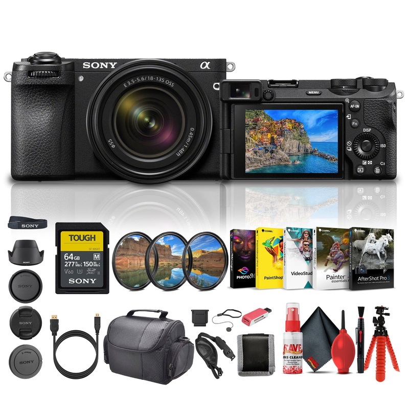 Sony Alpha a6700 Mirrorless Camera, 26 MP Sensor, 4K Video, Vlog Bundle - Reconditioned