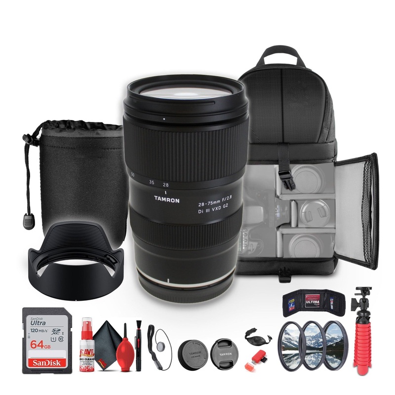 Tamron 28-75mm f/2.8 Di III VXD G2 Lens For (Nikon Z) Mirrorless Cameras - Bundle