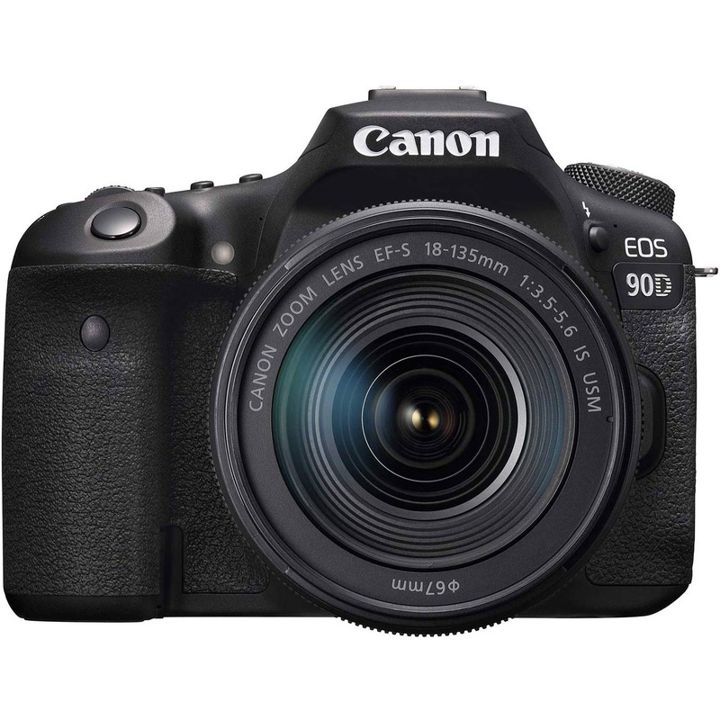 Canon 90D Digital SLR Camera with 18-135 is USM Lens (International Model) - Used