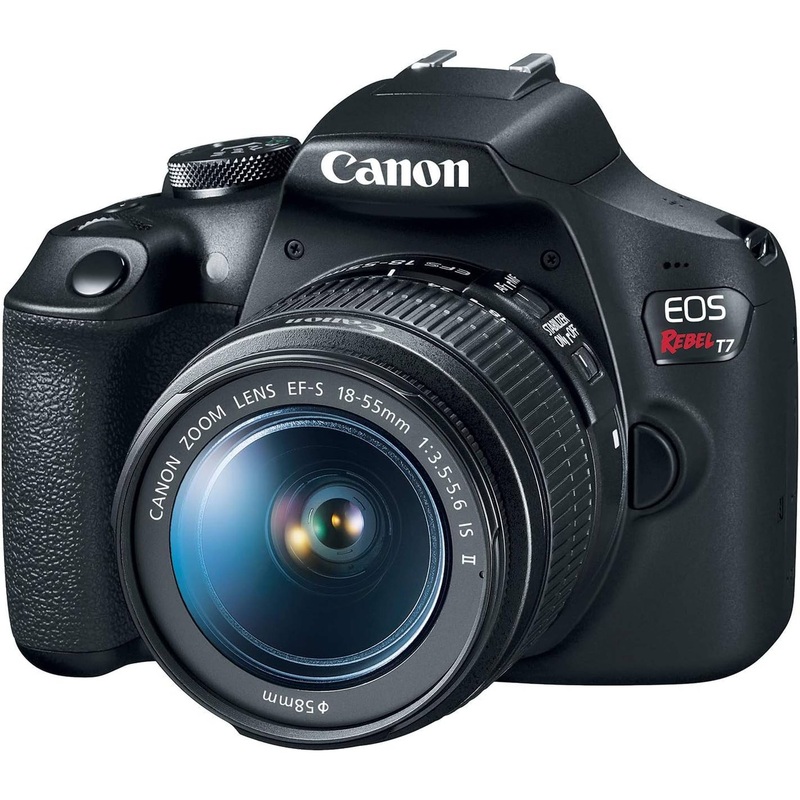 Canon EOS Rebel T7 Digital SLR Camera with 18-55mm f/3.5-5.6 is II Kit - Reconditioned