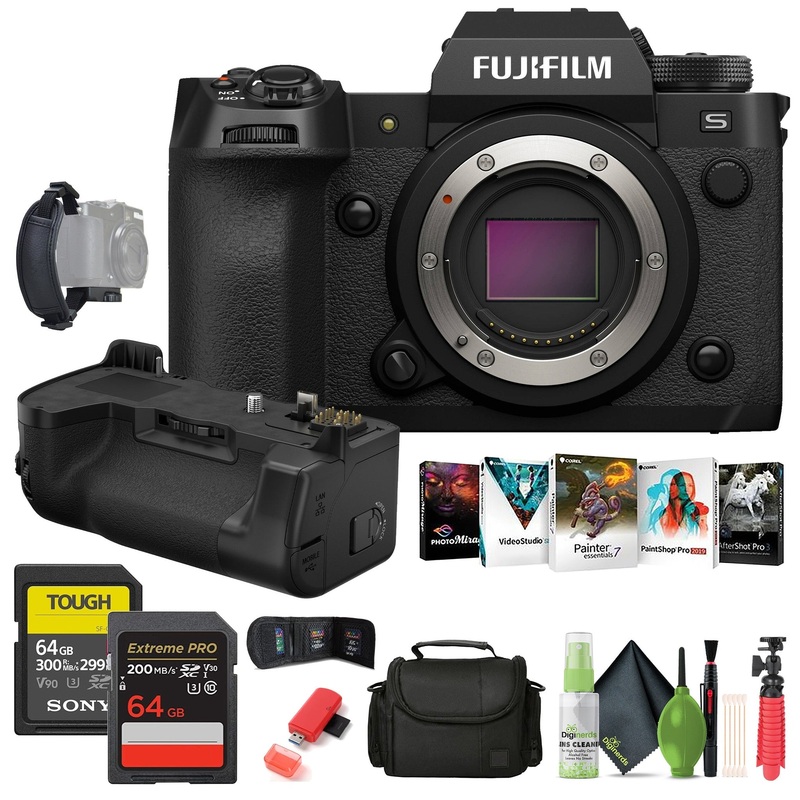 FUJIFILM FT-XH File Transmitter Grip, FUJIFILM X-H2S Mirrorless Camera