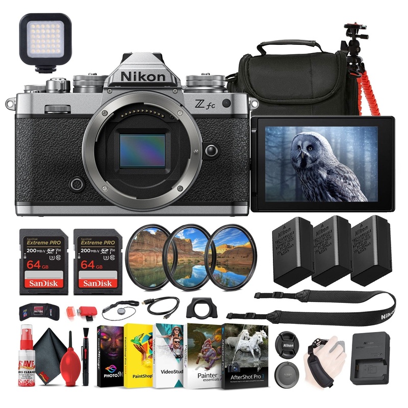 Nikon Z fc DX-Format Mirrorless Camera + EN-EL25 Battery + 64GB Memory Card + More - Reconditioned