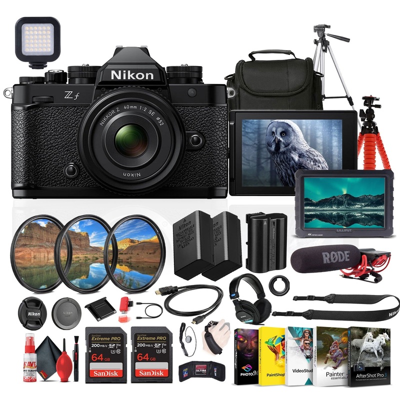 Nikon Z fc DX-Format Mirrorless Camera with NIKKOR Retro Style Z 28mm f/2.8 (SE) Lens + More - Reconditioned
