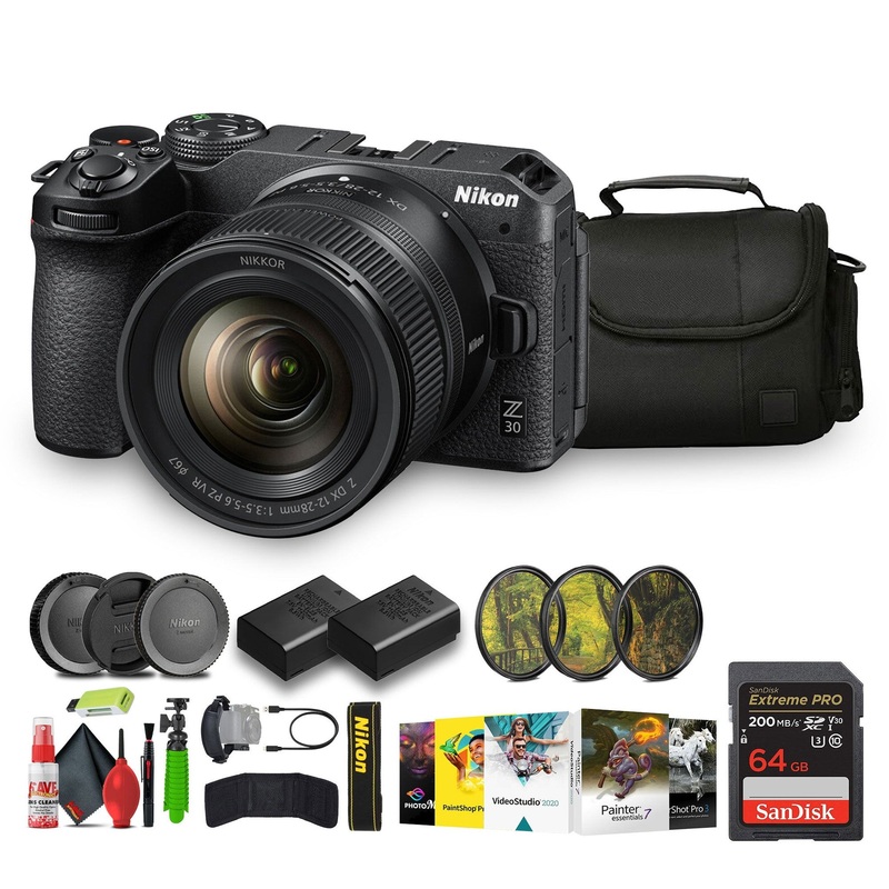 Nikon Z30 Lightweight Mirrorless Camera with 12-28mm Zoom Lens (1781) Bundle - Reconditioned