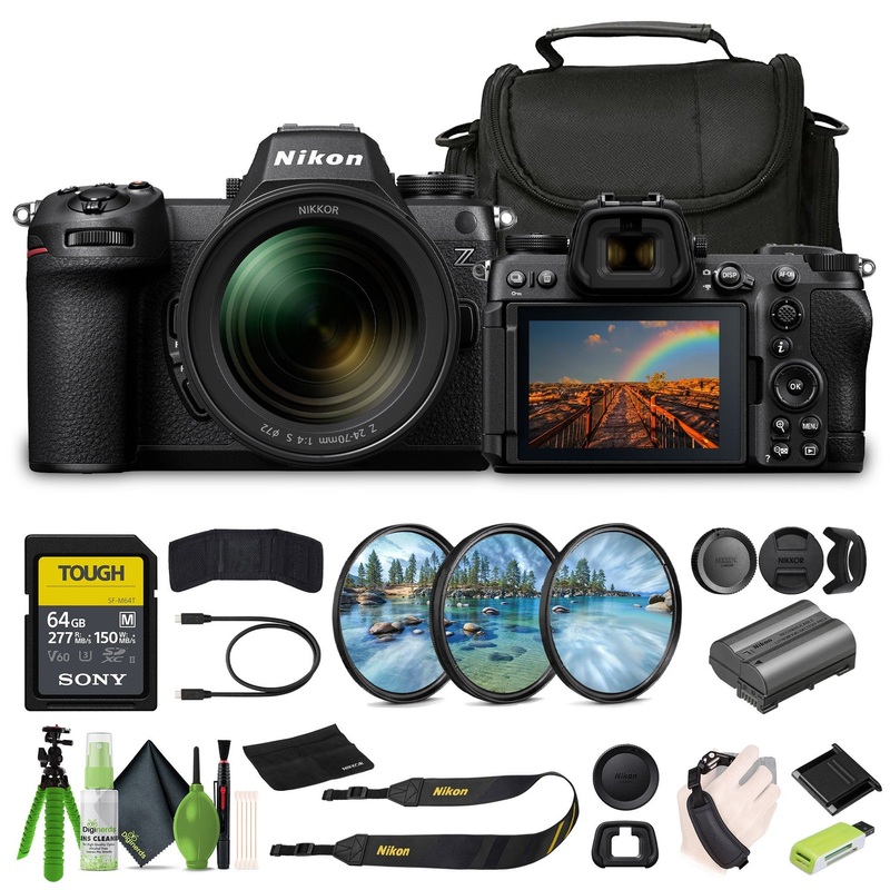 Nikon Z6III FX-format Mirrorless Camera With NIKKOR Z 24-70mm f/4 S Zoom Lens Bundle - Reconditioned