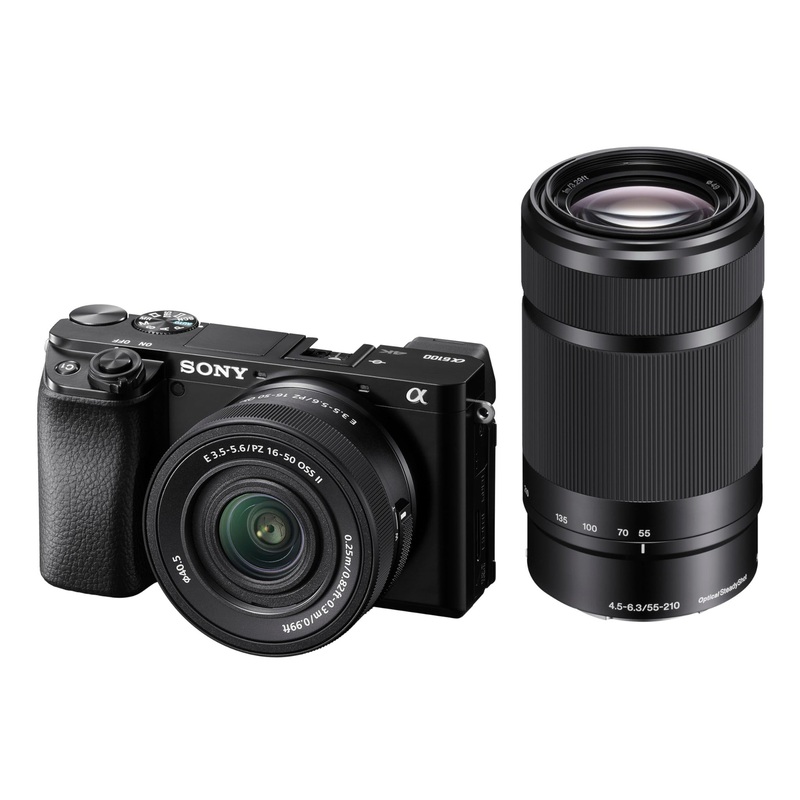 Sony Alpha a6100 w/ 16-50mm + 55-210mm