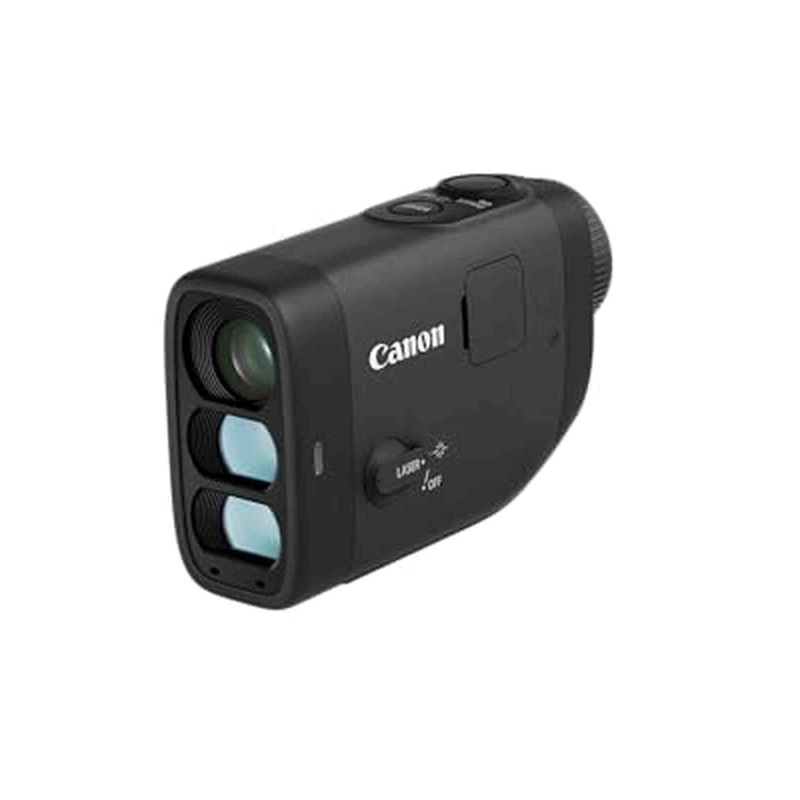 Canon PowerShot Golf Digital Laser Rangefinder, Digital Zoom, Magnify 6X to 12x, Built-in Slope Correction, Photo and Video Camera Capabilities, IPX4 Equivalent Water Resistant, Black