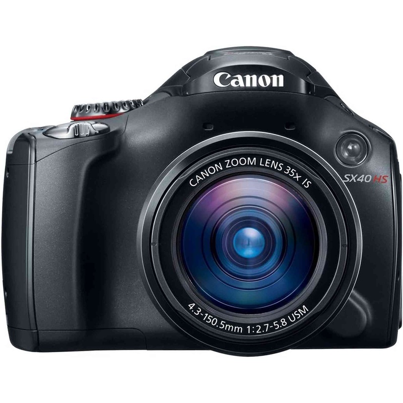 Canon SX40 HS 12.1MP Digital Camera with 35x Wide Angle Optical Image Stabilized Zoom and 2.7-Inch Vari-Angle Wide LCD - Reconditioned