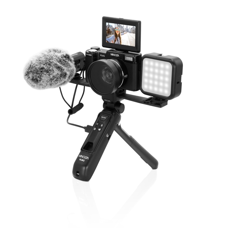 Minolta MND60V 64 MP Autofocus / 4K60FPS Ultra HD VLOG Camera Kit