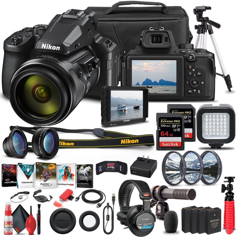 Nikon COOLPIX P950 Digital Camera 26532  - Pro Bundle - Reconditioned