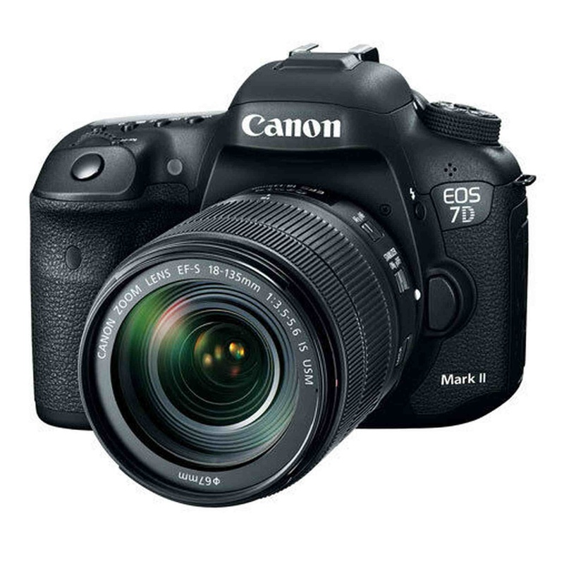 Canon EOS 7D Mark II Digital SLR Camera with EF-S 18-135mm is USM Lens Wi-Fi Adapter Kit (International Model)
