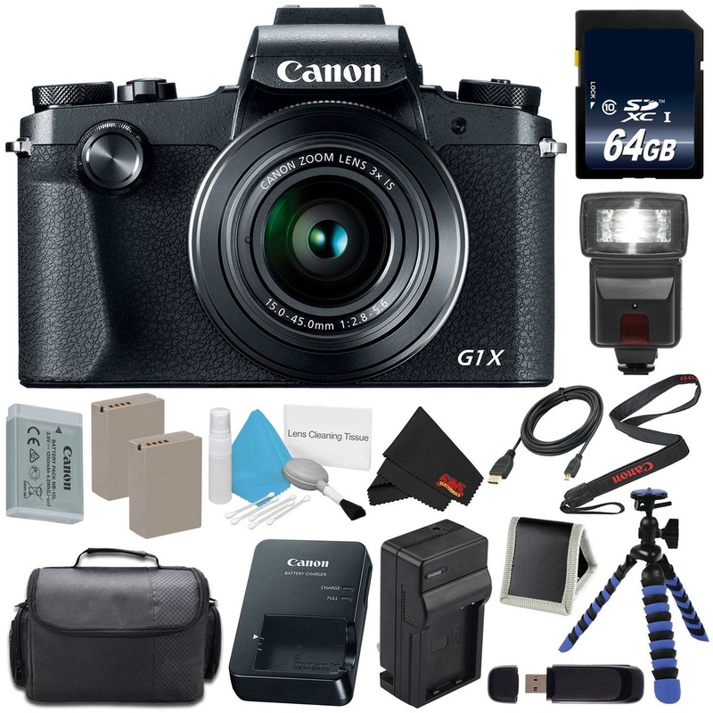 Canon PowerShot G1 X Mark III Digital Camera #2208C001 International Version (No Warranty) Starter Bundle