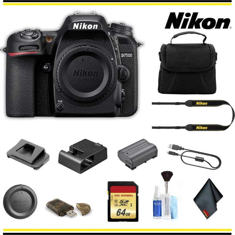 Nikon D7500 DSLR Camera (1581) Starter Bundle
