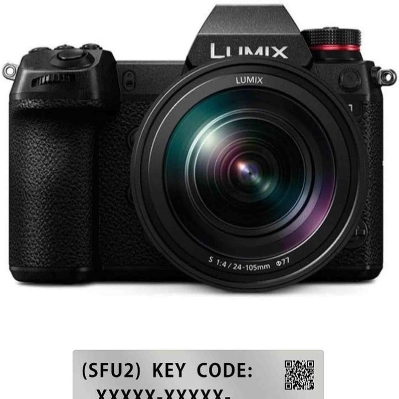Panasonic LUMIX S1 24.2MP Digital Mirrorless Camera with 24-105mm Plus DMW-SFU2 S1 Filmmaker Upgrade Software Key (VLOG+V GAMMUT/4K 60P 4:2:2 10bit/LUT) Bundle