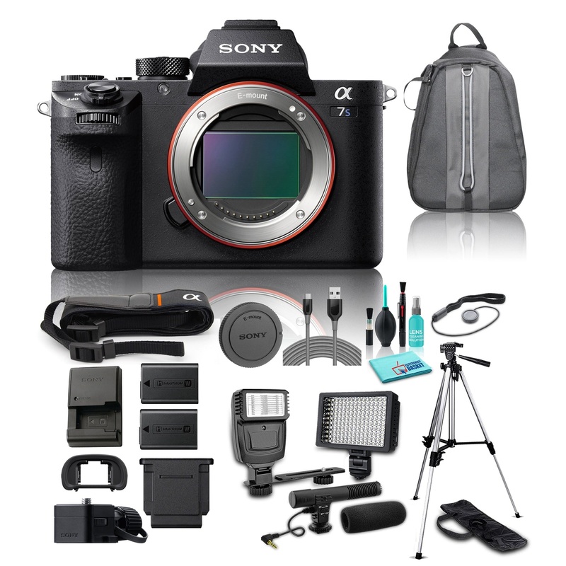 Sony Alpha a7S II Mirrorless Digital 4K UHD Camera (No Lens) Bundle  - Includes 8 Compatible Accessories
