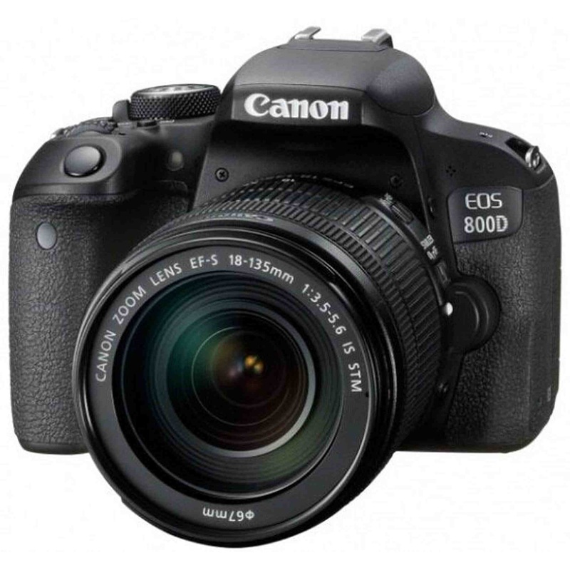 Canon EOS Rebel 800D/T7i 24 Megapixel DSLR with 18-135mm IS STM Lens International Version
