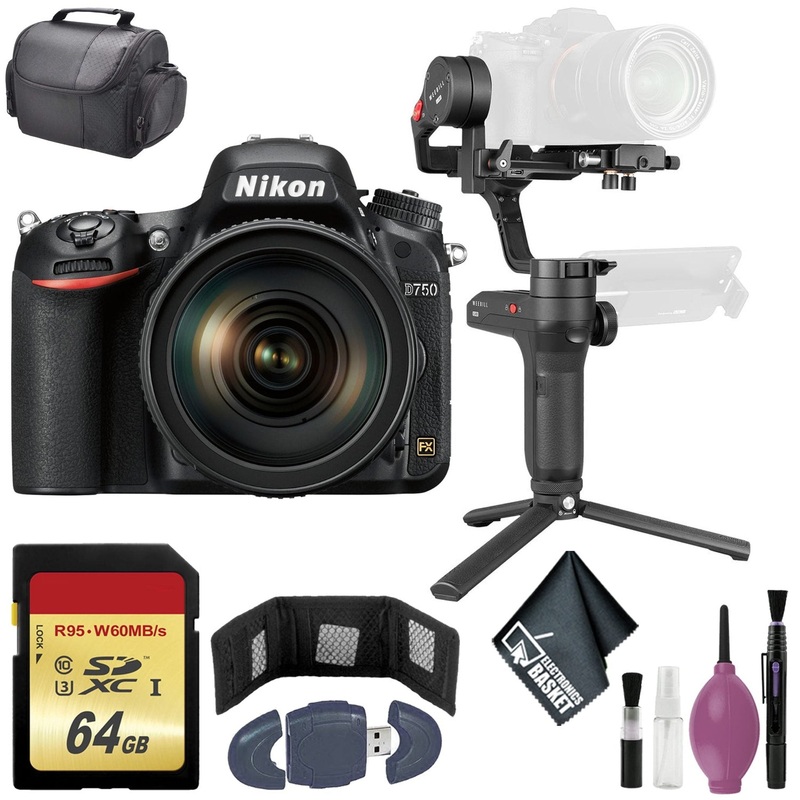 Zhiyun-Tech WEEBILL LAB Handheld Stabilizer - Nikon D850 FX-format Digital SLR Camera Body w/ AF-S NIKKOR 24-120MM F/4G ED VR Lens - 128GB Case