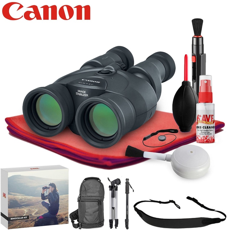 Canon 12x36 IS III Image Stabilized Binocular - Exclusive Outdoors Binoculars Bundle