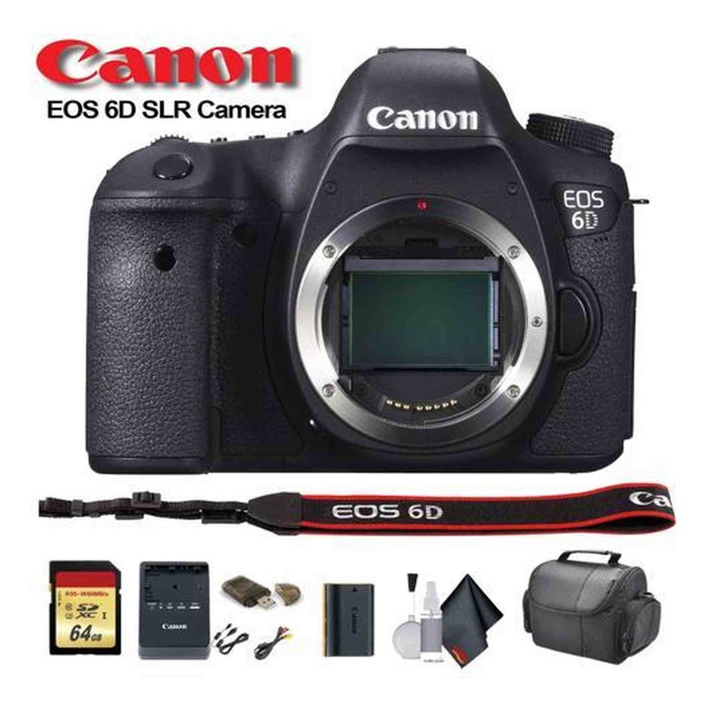 Canon EOS 6D DSLR Camera (8035B002) - Starter Bundle