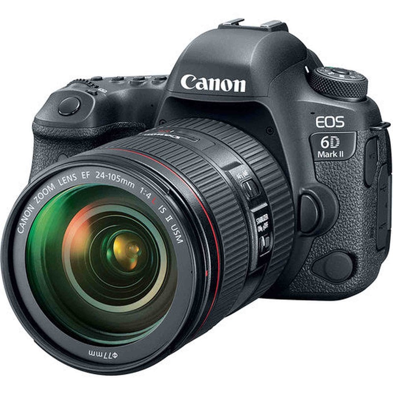 Canon EOS 6D Mark II DSLR Camera with EF 24-105mm USM Lens - WiFi Enabled