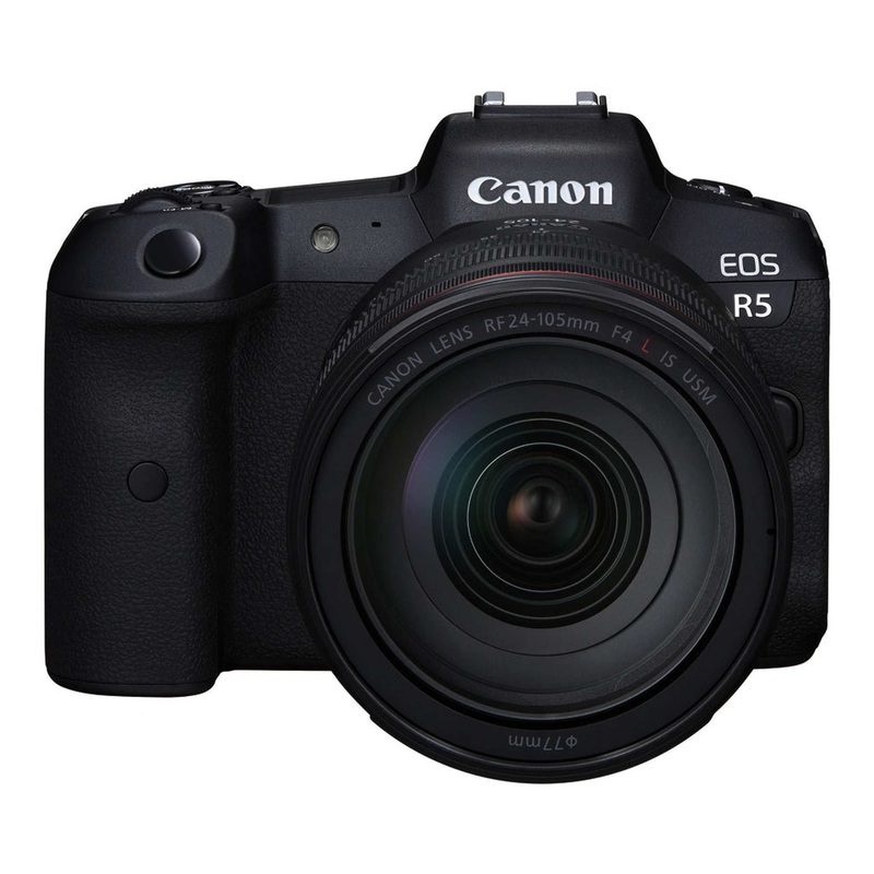 Canon EOS R5 Full Frame Mirrorless Camera + RF 24-105mm F4 L is USM Lens Kit