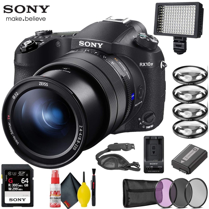 Cyber-Shot DSC-RX10 IV Digital Camera - Video Bundle