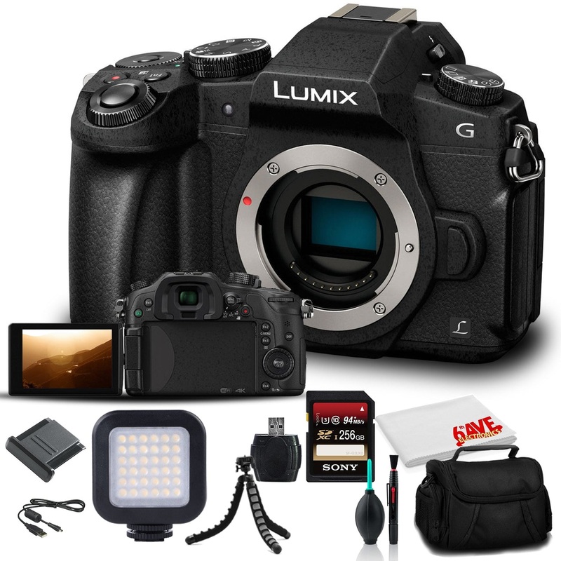 Panasonic Lumix DMC-G85 Mirrorless Digital Camera Body (DMC-G85MK) - Portable LED Bundle