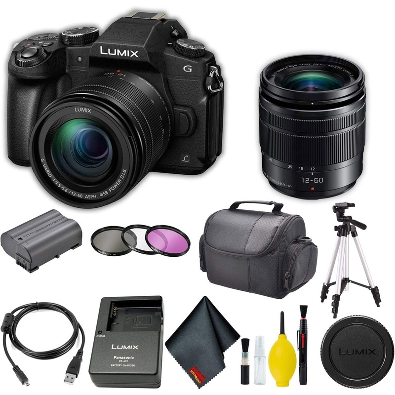 Panasonic Lumix DMC-G85MK Mirrorless Digital Camera with 12-60mm Lens Pro Bundle