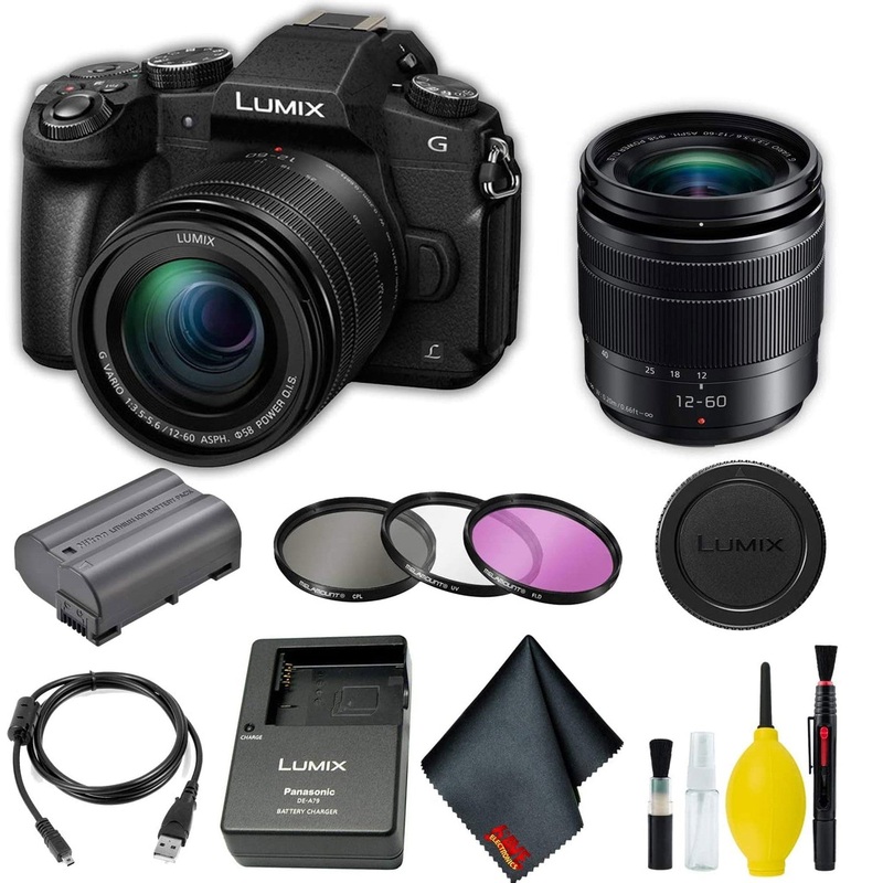 Panasonic Lumix Mirrorless Digital Camera with 12-60mm Lens Bundle