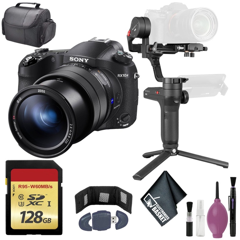Zhiyun-Tech WEEBILL LAB Handheld Stabilizer - Sony Cyber-shot DSC-RX10 IV Digital Camera - 128GB Case