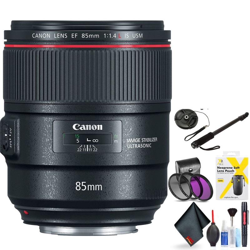Canon EF 85mm F/1.4L is USM Lens for Canon 6D, 5D Mark IV, 5D Mark III, 5D Mark II, 6D Mark II, 5Dsr, 5Ds, 1Dx, 1Dx Mark