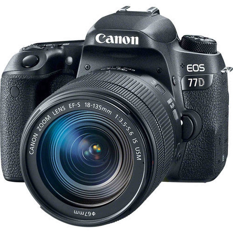 Canon EOS 77D EF-S 18-135 IS USM Kit (International Model)