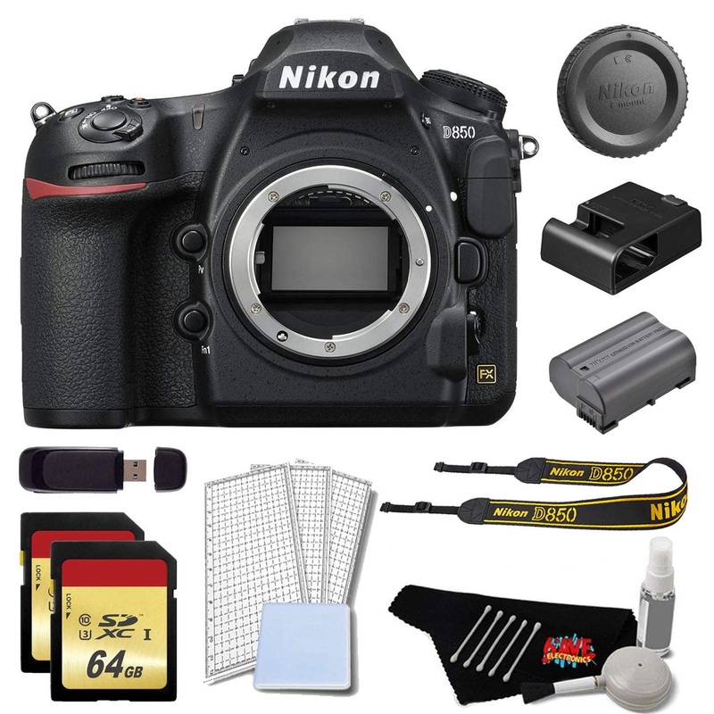 Nikon D850 DSLR Camera Body Only Gold Bundle
